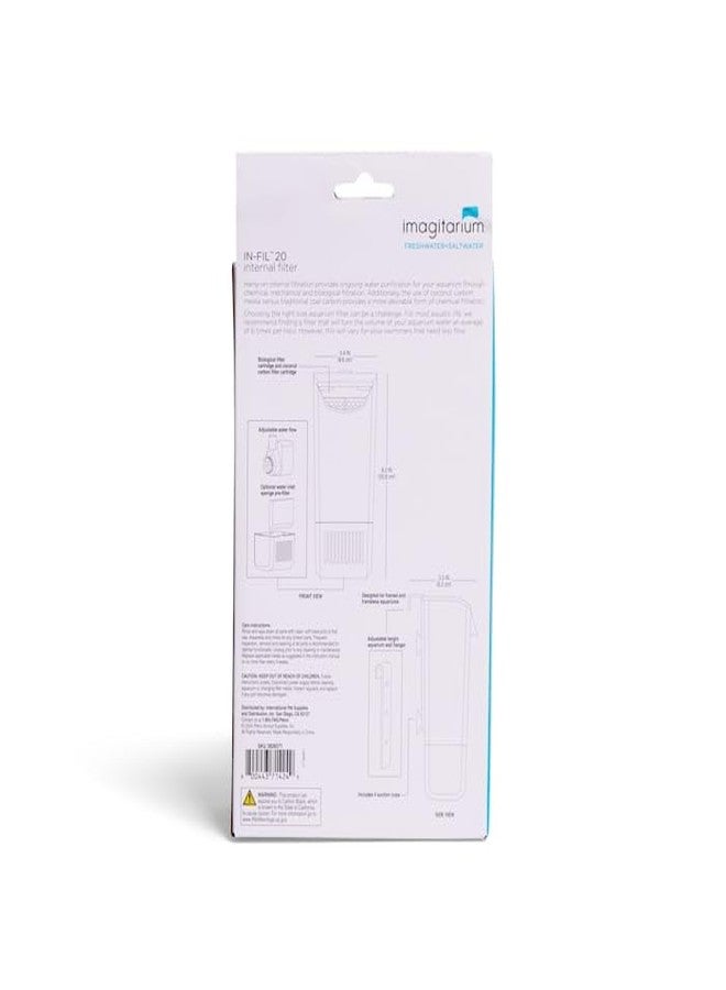 imagitarium in-FIL 20 Internal Filter 10-20 Gallons - Image 2